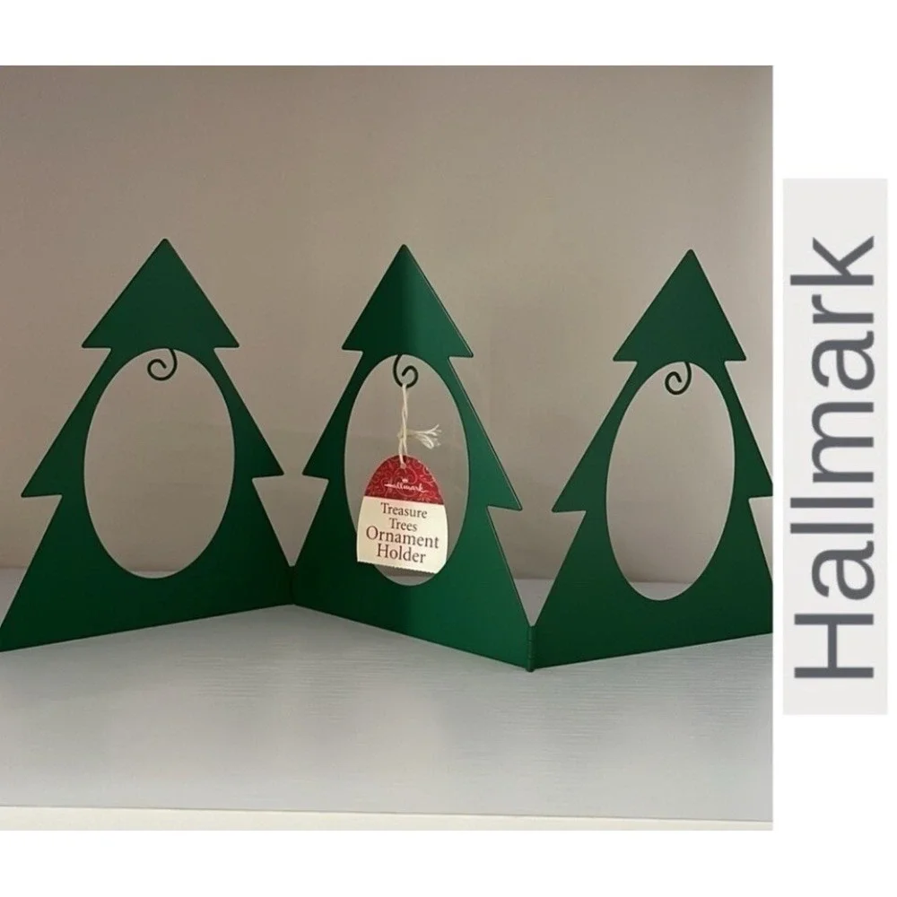 Hallmark Treasure Trees Ornament Holder, Holds 3‎ Ornaments - NEW W/Tags